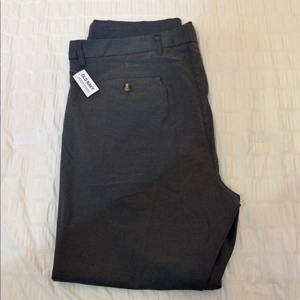 Old Navy Men's Dark Gray Chinos